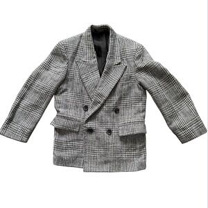 Vintage Rudnick’s Children’s Black and White Houndstooth Blazer Approx. Size 6/7